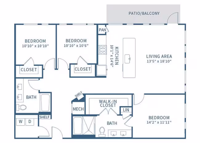C1 ESSENTIAL LIVING 3071 floor plan